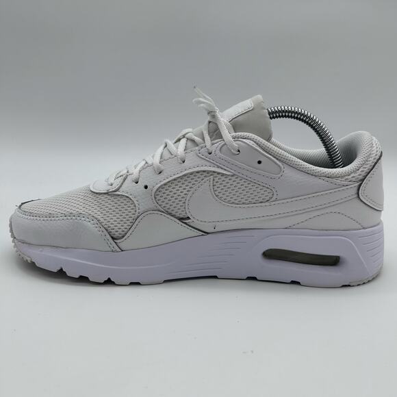 Nike Air Max SC Triple White Shoes Women's 10 White Athletic Running Sneakers - Picture 2 of 8